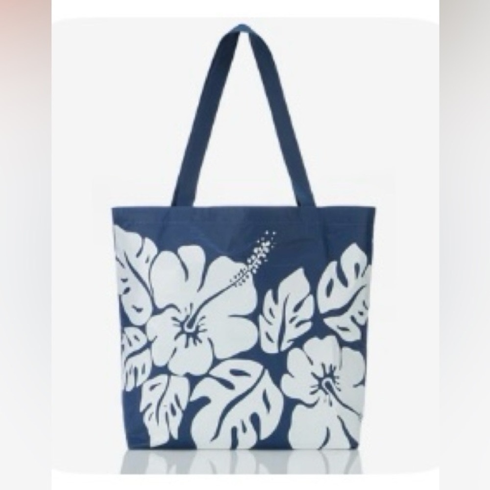 Aloha collection big island hibiscus reversible tote